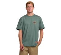 Billabong Rotor Diamond - Camiseta gráfica de Manga Corta para Hombre, Color Caqui Oscuro, Talla S, Caqui Oscuro, S