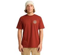 BILLABONG Rotor Fill SS - Camiseta de Manga Corta, Color Rojo