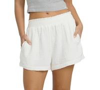 Billabong - Shorts Mujer - In The Waves Short Salt Crystal para Mujer - Talla S - Blanco Blanco S