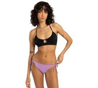 Billabong Sol Searcher Nikki Halter Camiseta, Black Pebble, M Women's