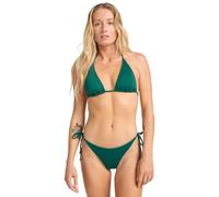 Billabong Sol Searcher TS Tanga - Braguita de Bikini con lazadas Laterales - Mujer - Verde