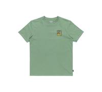 Billabong Stamp SS Camiseta, Moss, 16 años Niños