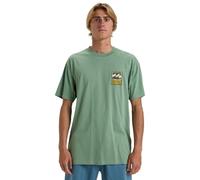 Billabong Stamp SS Camiseta, Moss, S Hombre