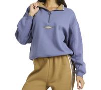 Billabong - Sudaderas - Wave Break Half Zip Crew Stone Blue para Mujer - Talla M - Azul Azul M