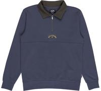 Billabong - Sudaderas - Winton Half Zip Sweatshirt Ombre Blue de Algodón - Talla L - Azul marino Azul marino L