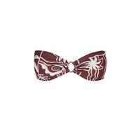 BILLABONG Top de bikini para mujer Sol Playa Rio Bandeau rojo | L