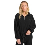 BILLABONG Top de Punto de Manga Corta Coffee Time Negro L