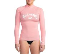 Billabong Tropic Surf LS Rashguard, Rosa (Flamingo), M para Mujer