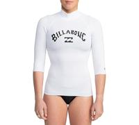 Billabong Tropic Surf SS Rashguard, Blanco, L para Mujer