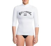 Billabong Tropic Surf SS Rashguard, Blanco, S para Mujer