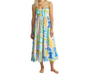 Billabong - Vestidos Mujer - Island Life Midi Dress Blue Multi para Mujer - Talla S - Azul Azul S