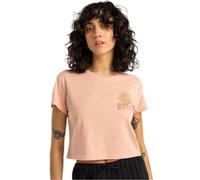 Billabong Vibes Around Camiseta, Rose Bud, L para Mujer