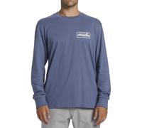 Billabong Walled LS Camiseta, Slate Blue, Estándar para Hombre