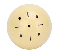 Billar americano cristal billar estándar grande cue ball snooker práctica entrenamiento bola hecha de material de resina alto brillo duradero para jugadores profesionales y (Bsnooker británico 52,5 mm