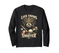 Billar Bola 8 Luck Favors The Shooter Manga Larga