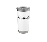 Billar hace feliz divertido billar jugador de billar Vaso térmico de acero inoxidable de doble pared