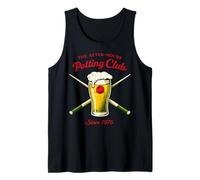 Billar Tarde Horas Potting Club Cue Ball Camiseta sin Mangas