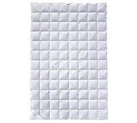Billerbeck 5544470002 Bali Superlight Cuadrados, algodón, Blanco, 220 x 155 cm