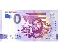 Billete de 0 euros Che Guevara · Cuba · Hasta la Victoria Siempre · Continuar a la victoria · Certificado de souvenirs o cero € recuerdo