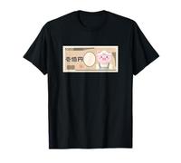 Billete de 100 millones de dólares de cerdo dinero personalidad divertida bokeh risa Camiseta