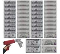 Billete De Un Dólar - Conjunto De Accesorios De Película De Dinero Falso | Jue go De Simulación, Juguete Educativo, Moneda para Niños, Niñas, Adolescentes Y Jóvenes | Dólares De Simulación Compactos