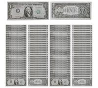 Billete de un dólar: Pila de Dinero de simulación Realista, Juguete Educativo de simulación Que Mejora Las Habilidades monetarias niños, niñas, Adolescentes, jóvenes, Adultos, Aprendiz