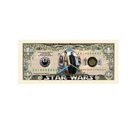 Billete de un mill n de d lares coleccionable de Star Wars de edici n limitada en estuche para monedas