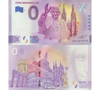 Billete Vatikanstadt Souvenirschein Papa Benedikt XVI. sin circular 2021 0 Euro Papa Benedikt XVI. (dinero para coleccionistas - sin medio de pago) Cristianismo