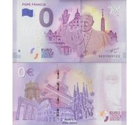 Billete Vatikanstadt Souvenirschein Papa Franziskus sin circular 2018 0 Euro Papa Franziskus (dinero para coleccionistas - sin medio de pago) Cristianismo