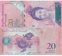 Billete Venezuela Pick-número: 91d sin circular 2009 20 Bolívares (dinero para coleccionistas - sin medio de pago) Anfibios/reptiles/dinosaurios