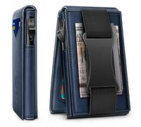 Billetera Airtag para Hombre Regalo, Cartera delgada para hombre con clip de dinero y bolsillo frontal estándar o para Apple Airtag de 9.65×7.11×2.29 cm