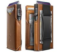 Billetera Airtag para Hombre Regalo, Cartera delgada para hombre con clip de dinero y bolsillo frontal estándar o para Apple Airtag de 9.65×7.11×2.29 cm, Minimalista