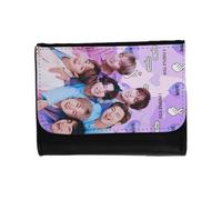 Billetera Billetero BTS Grupo Permission to Dance on Stage Cantantes Unisex Negro Monedero