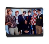 Billetera Billetero BTS KPOP Chicos 2025 Born Singer Standing Next to You Hombre Caballero Negro Monedero