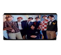 Billetera Billetero BTS KPOP Chicos 2025 Born Singer Standing Next to You Mujer señora Negro Monedero