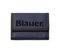 Billetera Blauer Strap Hombre Cuero Azul Marino