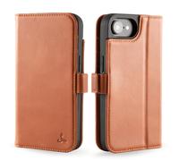 Billetera de cuero de Snakehive para iPhone 16E - Case de telfono de la billetera de cuero real con soporte de visin y soporte para tarjetas - Cubi