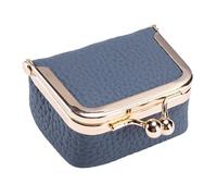 Billetera de monedero de monedas - 2.56x1.38x1.77 pulgadas mini bolsa, soporte de cambio de viaje, organizador cosmético con bloqueo de beso seguro | Poco para tarjetas de crédito en efectivo, organiz