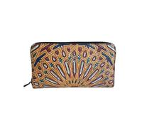 Billetera Gabs Gmoney17 Trip Black Embrague Mujer Leather Marrón Claro