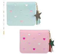 Billetera Love De 4 Piezas, Billetera Multifunción, Tabique Multicompartimento, Compacta Y Portátil, Adecuada para Guardar Cambio, Tarjetas De Autobús, Auriculares, Etc.