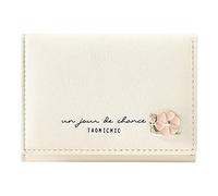 Billetera Mujer Grande Moda Estudiante Tri Fold Short Clip Wallet & Tarjetas Fundas Para Hombre, beige, talla única