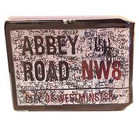 Billetera para tarjeta de identificación de negocios con cremallera de ostra, plegable, bolsa de fiesta, regalo escolar, más de 80 diseños, Abbey Road, universal, Moderno