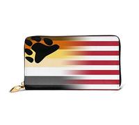 Billetera Pequeña Bandera Americana Bandera del Orgullo Oso Portamonedas De Moda Monedero Mujer Muchas Ranuras para Tarjetas Change Purse para Amante, Niña, Madre