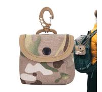 Billetera pequeña - Carteras para Adolescentes | Parcela de Monedas | para Llaves al Aire Libre | Monedero Llavero | Monedero portátil de retardo Deportivo | C Impermeable, Camuflaje, Ver