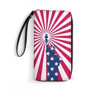 Billetera Pequeña Estatua De Personalidad Radiante Change Purse Muchas Ranuras para Tarjetas Coin Purse Monedero con Cremallera Bolso Dinero para Adolescente, Amante, Damas