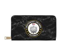 Billetera Pequeña Teniente Coronel Retirado del Ejército De Los EE. UU. Coin Purse Moda Carteras con Cremallera Portamonedas para Amante, Niña, Damas