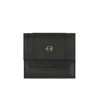 Billetera Piquadro Pd5214w92r Embrague Mujer Cuero Negro