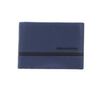 Billetera Piquadro Pu1392w117r Embrague Hombre Cuero Azul