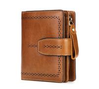 Billetera Retro Minimalista para Mujer, Nueva Llegada, Protección RFID, Cuero , , con Cremallera, Tarjetero para Uso Diario, Regalo Ideal para , Aniversarios y San Valentín