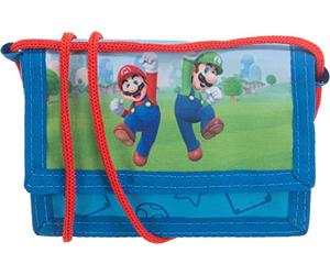 Billetera Super Mario encubierta con cordón